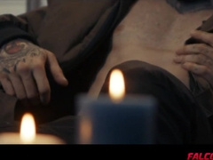 Benjamin lost himself pulverizing Tonys taut pink pucker