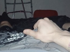 Solo boy jerking off, boy masturbation, intense guy orgasm