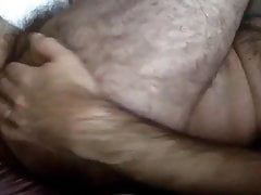 DELICIOUS BEARDED HIRSUTE BEAR Wanks, Cums On Hand, Eats Cum