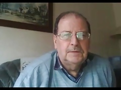grandpa stroke on webcam