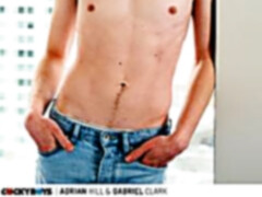 Gabriel Clark fucking tight booty twink, Adrian Hill