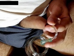 Gay pee, tube, urethra