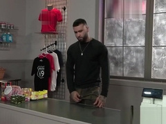 Hairy bear eating ass