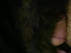 Enjoying the Thicc Fur Collar of a Zara Jacket