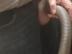 Wanking and vacuuming in clothes