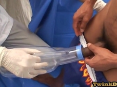 Czech Hunter - Asian Gay Doctor Barebacks Pissing Patient After Check