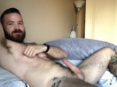 Blue eyes, gay body hair, wooly