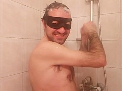 Earl Smile in a Solo Shower Scene