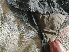 Cum on my thong after our fuck