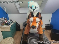 Matthew Fox is screwed without a condom by Snauwflake the Seal ( Fur Covered / Fursuit / Mursuit )