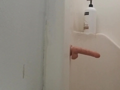 Fledgling Trap Dressed In Underpants Toying in the Douche