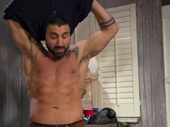 Spanked male slave craves cock down the ass in rough bareback maledom