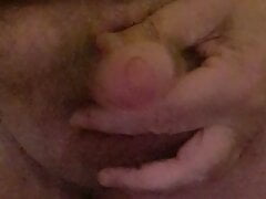 Close up cum shot