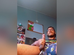 Cum Gamer In The Office Showing His Ass And Filling It With Sperm