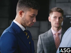 ASGMAX Teddy Tom Storm Leans Over for the Dual Spear Spitroast