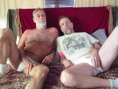 Dominant master takes turns with his submissive gay stepson in a wild session