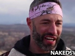 Sean Zevran Rails Sans a condom Cole Connor Fur covered Jizz-shotgun