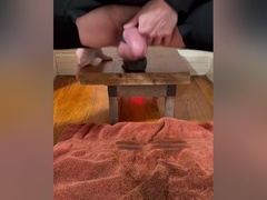 Loud Moaning While White Ass Gets Pounded With Huge 14 Black Cock Dildo