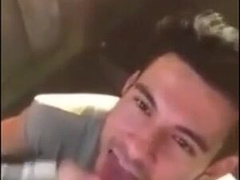 Ultra-Cute hard-on cocksucker and jizm gobbler