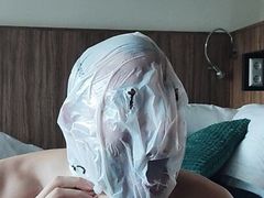 Filthy Femboi: KimTheVixen Breathplay & Sucks Up Drink With Greedy Boipussy