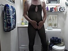 kevinstockings in a footless bodystocking