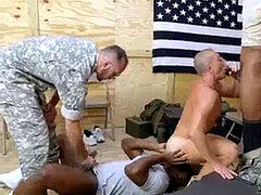 African soldier anal white boy and fag porno military guys having group