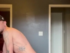 Inked country man pulverizes this plaything.