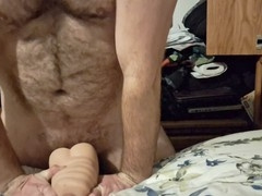 Stuffing my little pocket pussy