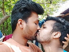 Indian Gay Funny Moment - My boyfriend was sucking my penis when someone came and we ran away.