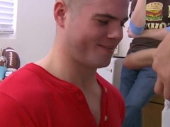 Straight college teens 18+ fuck and suck in trio
