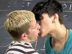 horny twinks Make Use of Empty Classroom