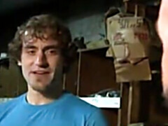 Kinky stud Ross Bailey getting a double dose of penis