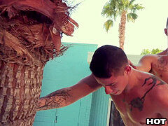 Hothouse - oiled Up Jocks nail At The Pool