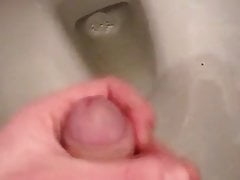 Morning glory public toilet wank