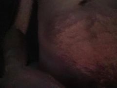 Danger wank in front of the bedroom window
