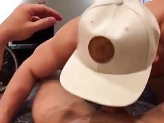 Bearded Stud Loves Cum