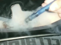 Soiree smoke on immense manstick