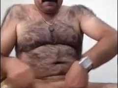 Str8 mustache married daddy play on bed 6