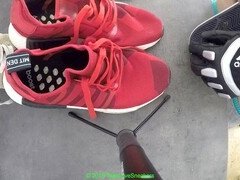 Adidas, gay shoes, gay leather gloves