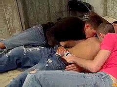 youngsters join their forces for hard manmeat sucking and anilingus