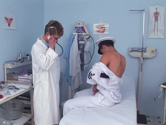 Torrid marine gets his bum romped by super-naughty physician