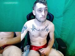 Straight Boy Takes Own Load to Face