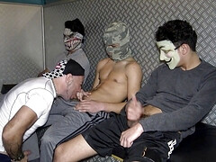 French dude suck 3 straight Bulgarian boys