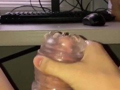 Nutting Rock-Hard to MelancholyChill with Fleshlight Quickshot