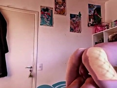 BANGING OUT LATIN BOTTOM'S FUCK-HOLE WITH MY LARGE CUT MANSTICK
