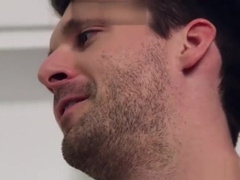 Muscle boyfriend flip flop with cumshot