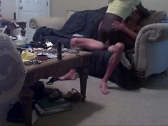 Black She-creature Barebacked by Tall White Dude