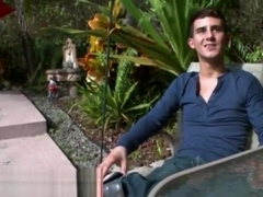 Gay men in suits and sheer socks having sex We have another fella who