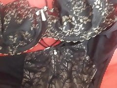 Cum on wife lingerie