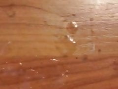 Lee shows me his huge thick creamy cum load